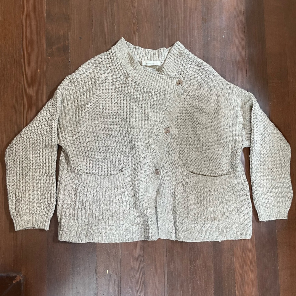 Cozy Knit Cardigan Sweater by MONICA CORDERA